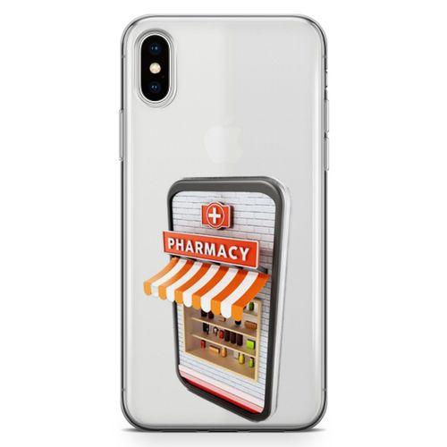 Apple iPhone XS Max Kılıf Nöbetçi Eczaneler Arka Kapak Koruma Desenli Full Koruyucu