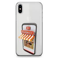 Apple iPhone XS Max Kılıf Nöbetçi Eczaneler Arka Kapak Koruma Desenli Full Koruyucu