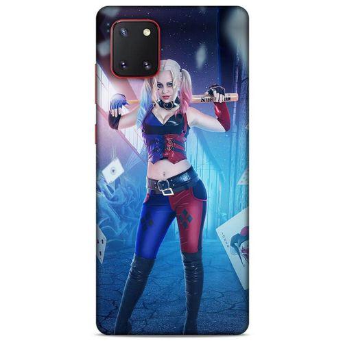 Samsung Galaxy Note 10 Lite Uyumlu Kılıf Harley Quinn (31) TPU Kılıf Lavanta mavisi