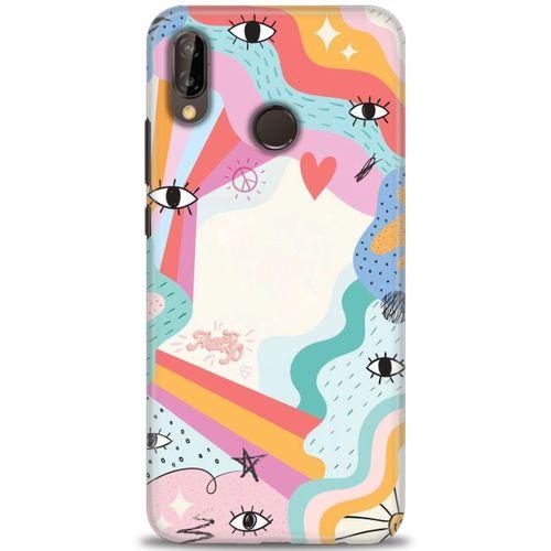 Huawei P20 Lite Kılıf HD Baskılı Kılıf - Almost + Tam Ekran Koruyucu