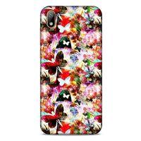 Huawei Y5 2019 Kılıf Kelebek Etkisi (16) Kalın Kılıf Yeşil Mavi