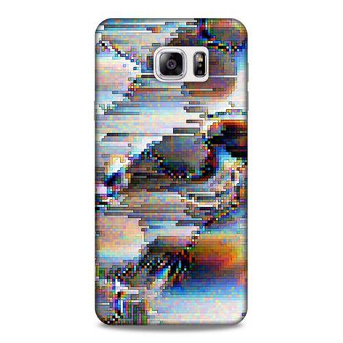 Lopard Samsung Galaxy Note 5 Uyumlu Kılıf PiXel (21) Koruyucu Kapak Beyaz