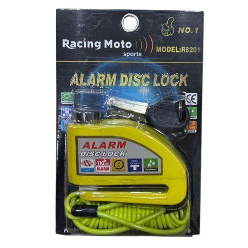 Disk Kilidi Sarı - Alarmlı - Hatırlatıcı Kablolu