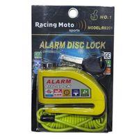 Disk Kilidi Sarı - Alarmlı - Hatırlatıcı Kablolu