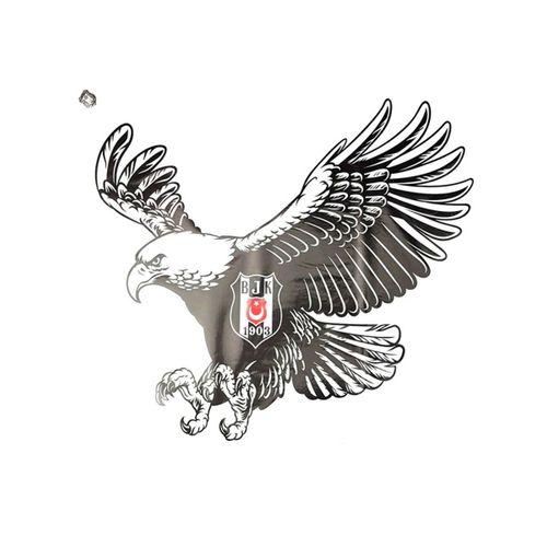 Beşiktaş Kartal-2 Büyük Sticker 40X50Cm Orijinal Lisanslı Ürün