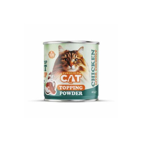EuroGold Topping Tavuk Ciğerli ve Hindistan Cevizli Mama Tozu 60gr