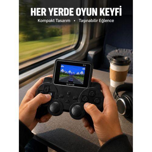 Taşınabilir Dijital Oyun Konsolu 520 Dahili Oyun Tv Bağlantı Destekli