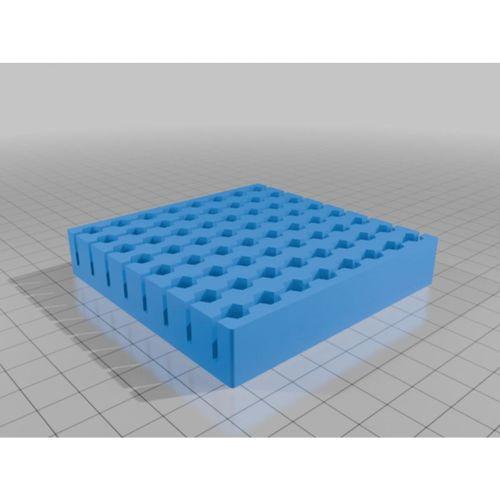 Altıgen Uç Tutucu Organizer – 3D Baskı Atölye Aksesuarı (Bu ürün Sadece Plastik parçadır - Almadan Önce Soru Sorabilirsiniz)