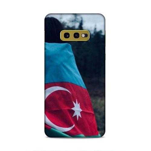 Samsung Galaxy S10e Uyumlu Kılıf Azarbaijan (38) Neo Hybrid Kılıf Bayrak Kadın