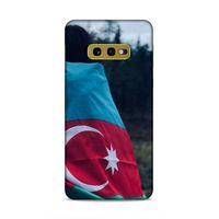 Samsung Galaxy S10e Uyumlu Kılıf Azarbaijan (38) Neo Hybrid Kılıf Bayrak Kadın