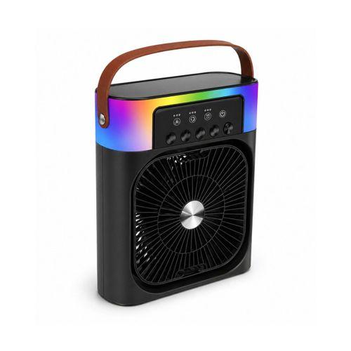 Taşınabilir Sprey Fan Rgb Işıklı Mini Klima Soğutucu Nemlendirici Usb Şarjlı
