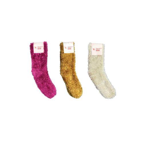 3 Adet Dikişsiz Tüylü Sıcak Tutan Ev Çorabı