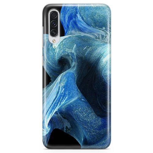 Samsung Galaxy A70s Kılıf Mavi Kumlar Arka Kapak Koruma Desenli Full Koruyucu