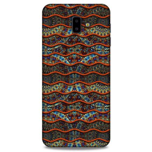 Samsung Galaxy J6 Plus Kılıf Baskılı Özel Seri Taşlı (35) Fit Design Kılıf