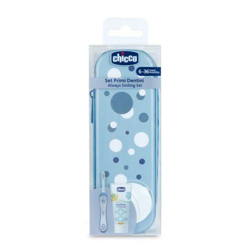 Chicco Chicco Diş Fırçası Seti 6+ Ay Blue