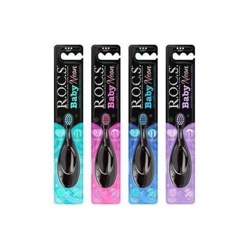 R.O.C.S. R.O.C.S.Baby Neon Ekstra Soft Diş Fırçası 0-3 Yaş