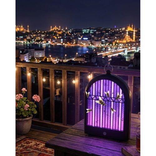 Şarjlı Uv Sivrisinek Öldürücü Lamba Sessiz Ve