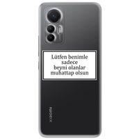 Xiaomi Mi 12 Lite Kılıf HD Yazı Baskılı Silikon Arka Kapak - Yazı 14
