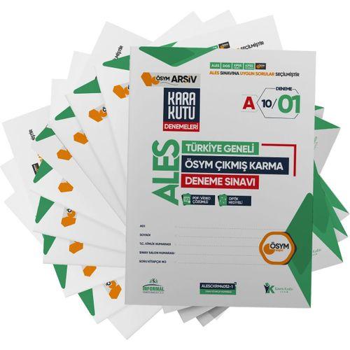 2026 ALES Sayısal-Sözel-TM ÖSYM Çıkmış Karma Kara Kutu 10lu Deneme Paketi Türkiye Geneli D Çözümlü