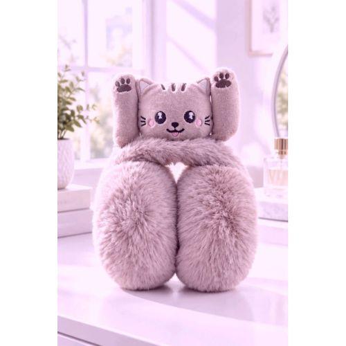 Monalisa Home Lüks Renkli Figürlü Peluş Kulaklık