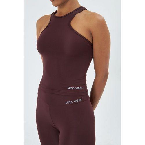 Lesa Wear Çapraz Detaylı Basic Spor Crop Atlet
