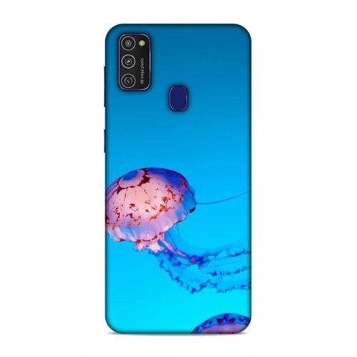 Samsung Galaxy M21 Kılıf Jellyfish Arka Kapak Silikon Koruma Full Koruyucu