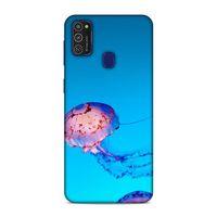 Samsung Galaxy M21 Kılıf Jellyfish Arka Kapak Silikon Koruma Full Koruyucu