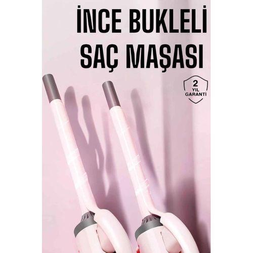 Saç Maşası 10mm İnce Bukle Taşınabilir Saç Kıvırma Çubuğu