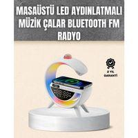 7 Ses Efektli Rgb Işıklı Fm Destekli Kablosuz Şarjlı Bluetooth Hoparlör