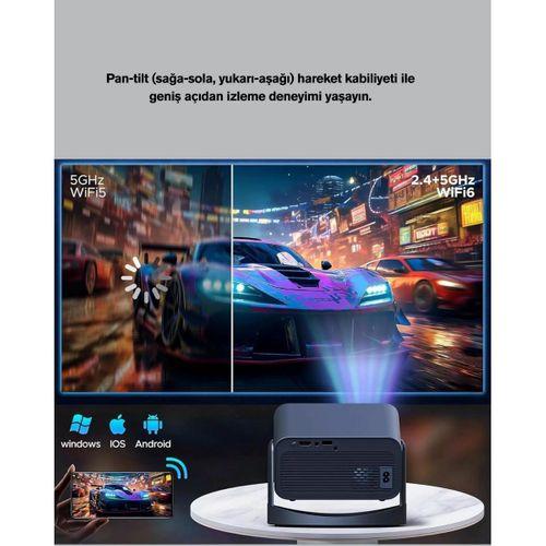 Dahili Hoparlörlü Ve Uzun Ömürlü Led Lambalı Akıllı Projektör