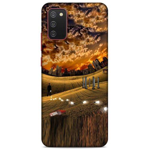 Lopard Samsung Galaxy A02S Uyumlu Kılıf Manipülasyon ☻ (24) Darbe Emici Kılıf Desenli