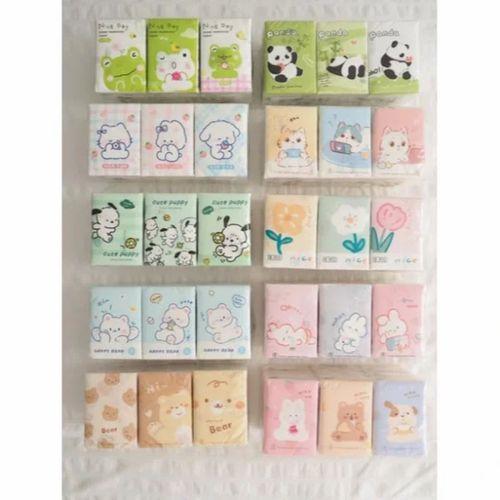 Sevimli Figürlü Çocuk Mendili 9'lu Paket