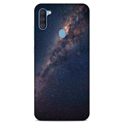 Lopard Samsung Galaxy A11 Uyumlu Kılıf Gece'S (8) Baskılı Kılıf Lacivert