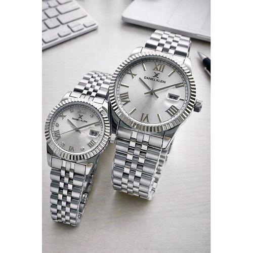 Daniel Klein Çiftlere Ve Sevgililere Özel 5 Atm 2 Yıl Garantili Bay Ve Bayan Çift Saati CF.00M1