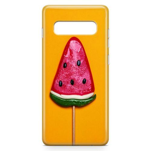 Samsung Galaxy S10 Plus Kılıf Karpuz Şekeri Arka Kapak Koruma Desenli Full Koruyucu
