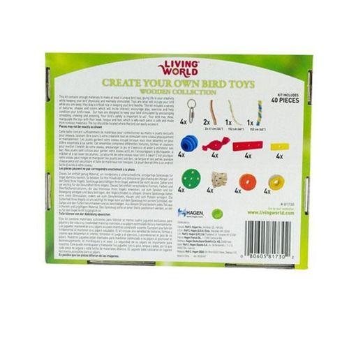 Living World Kuş Oyuncak Yapma Seti - Ahşap
