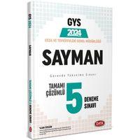 Ceza ve Tevkifevleri Sayman GYS Tamamı Çözümlü 5 Deneme Sınavı Data Yayınları