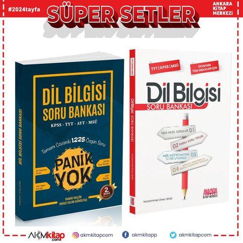Panik Yok TYT AYT MSÜ ve AKM Dil Bilgisi Soru Bankası Seti 2 Kitap