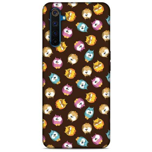 Baykuşlar (7) Desenli Silikon Kapak Telefon Kabı Oppo Realme 6 Pro Kılıf