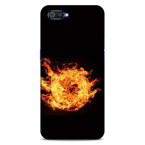 Lopard Oppo Realme C2 Uyumlu Kılıf FireX (31) TPU Kılıf Fireball