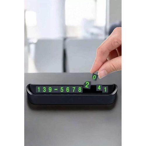 Araba Park Numaratörü Araç İçi Numaralık Değiştirilebilir Çevirmeli Mini