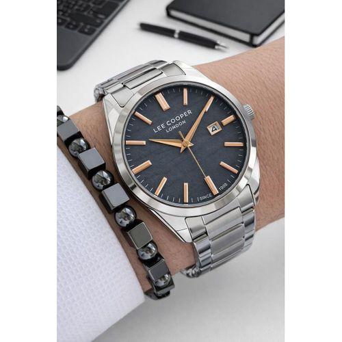 Lee Cooper Erkek Kol Saati 50 Metre Suya Dayanıklı Çelik Kordon + Bileklik Hediyeli VS.BLKT.0839
