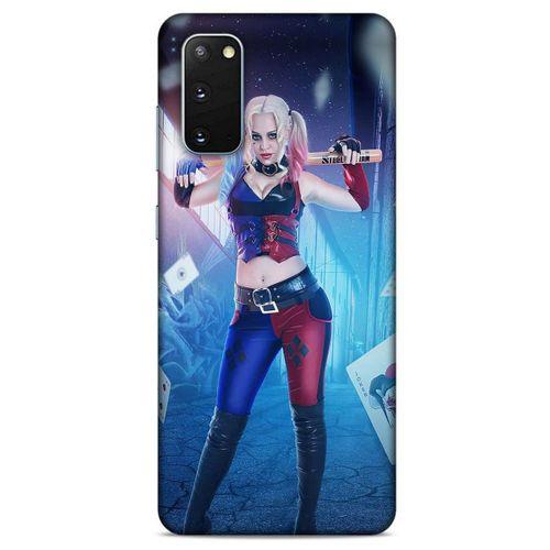 Samsung Galaxy S20 Uyumlu Kılıf Harley Quinn (31) TPU Kılıf Lavanta mavisi