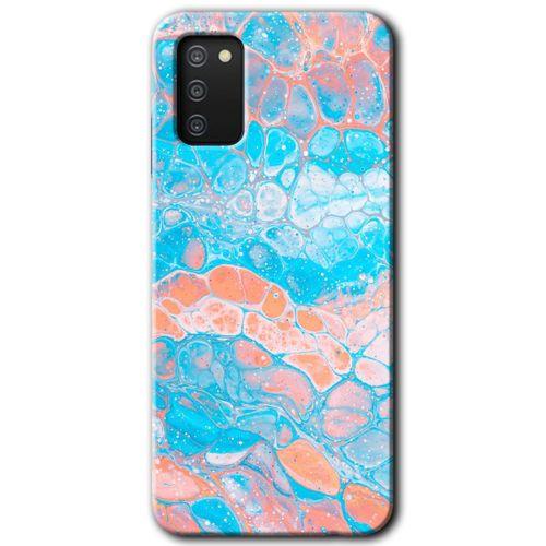Potkal Hediye Fabrikası Samsung Galaxy A02s Kılıf HD Desen Baskılı Arka Kapak - Bubbles 1