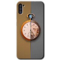 Samsung Galaxy A11 HD Baskılı Kılıf + 9D Tam Ekran Koruyucu - Clocks Artwork