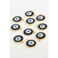 Nazar Tek Kulplu Mineli Bileklik ve Kolye Ucu Aparatı 1 Adet