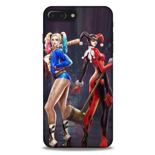 Apple Iphone 8 Plus Uyumlu Kılıf Harley Quinn (19) Kılıfları Kestane