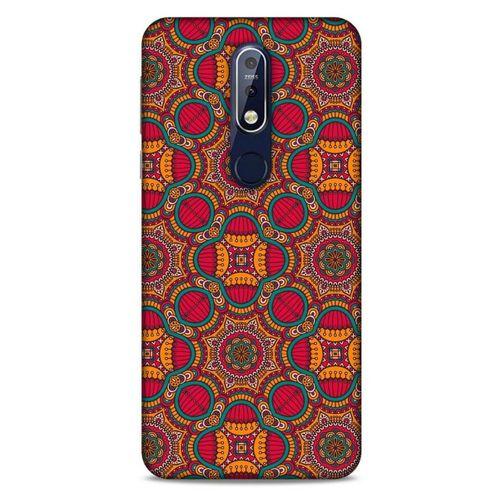 Ethnic Culture (35) Nokia 7.1 Kılıf Silikon Kapak Desenli