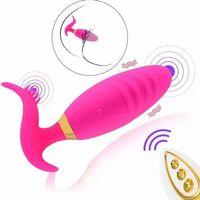 LUMINOUS Vibrating Egg Kablosuz Kumandalı Klitoris ve Vajina Uyarıcı 2 in 1 Vibratör