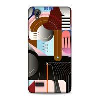 Lopard Vestel Venüs V5 Uyumlu Kılıf Soyut Sanat (18) Desenli Telefon Kılıfları